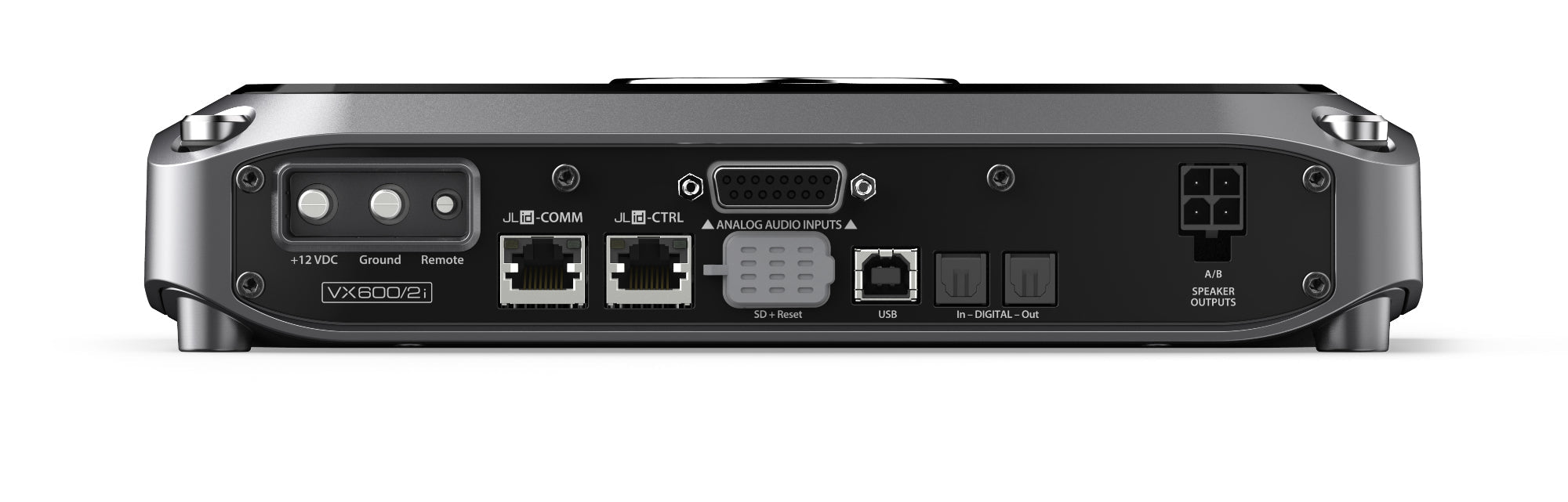 Automotive Stereo-Amplifiers and Electronics with a Two-Channel Audio Output.