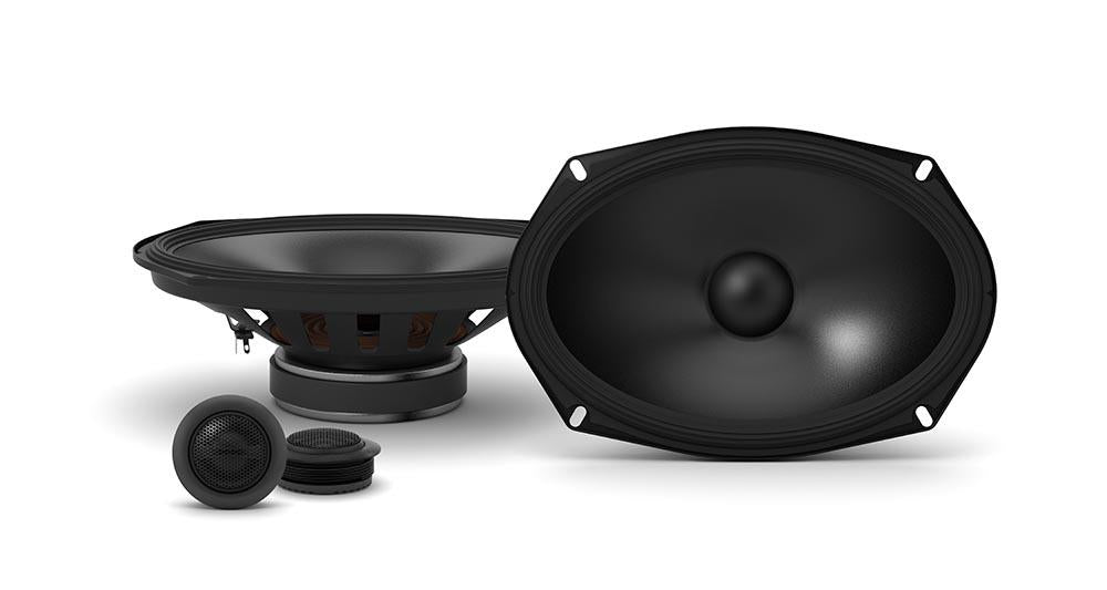 Subs, Speakers and Electronics with an RMS Power Rating of 85-Watts