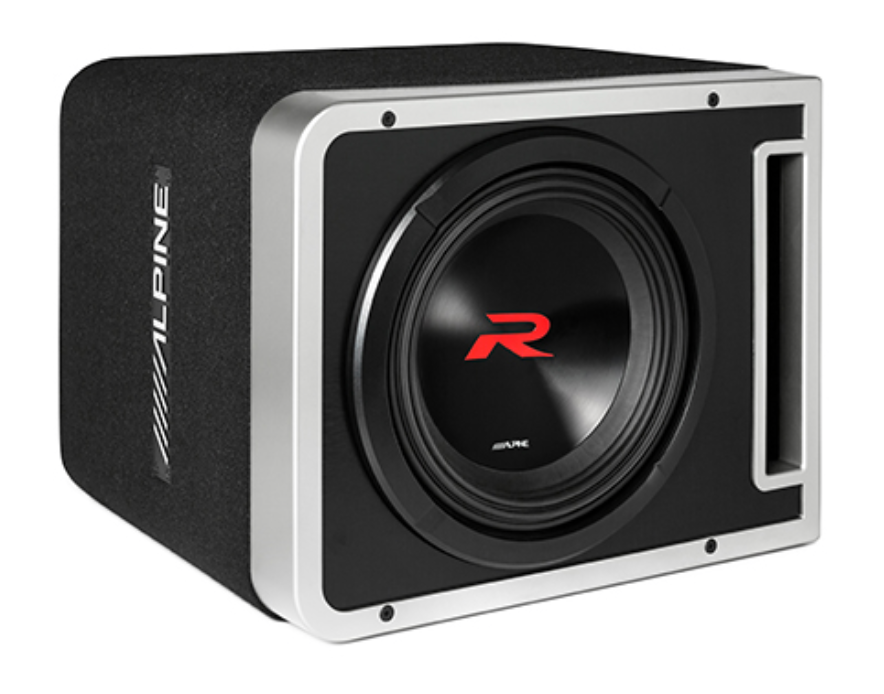 Alpine R2-SB10V : 10" Passive Loaded Subwoofer Enclosure, 750W RMS @ 2Ω.