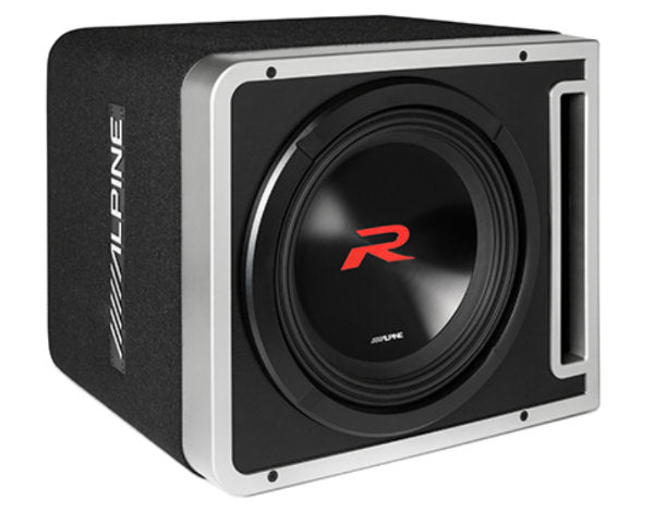 Alpine R2-SB12V : 12" Passive Loaded Subwoofer Enclosure, 750W RMS @ 2Ω.