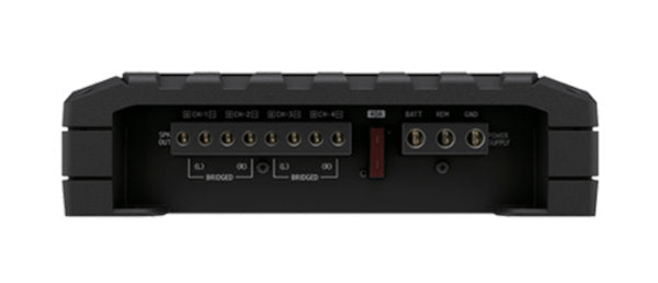 90W/60W x 4ch Amplifier @ 2Ω/4Ω, output section.