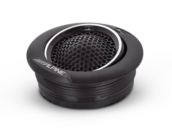 Alpine S2-S10TW : 1" Cloth Dome Tweeters, with removable swivel head top.
