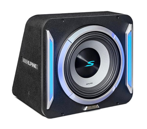 Alpine S2-SB10 : 10" Passive Loaded Subwoofer Enclosure, 600W RMS @ 2Ω.