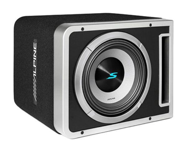 Alpine S2-SB10V : 10" Passive Loaded Subwoofer Enclosure, 600W RMS @ 2Ω.
