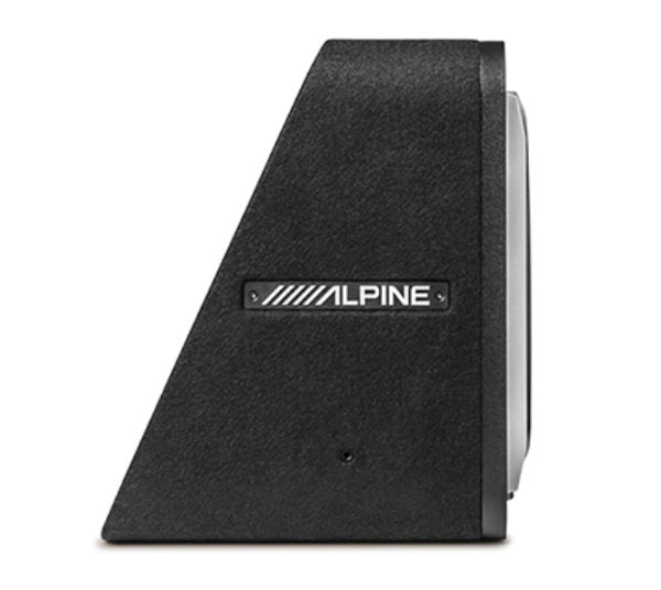 Alpine S2-SB10 : 10" Passive Loaded Subwoofer Enclosure, side view.