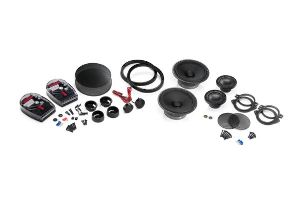 JL Audio C6-653 : 6.5" 3-Way 100W RMS Component Speakers, contents.