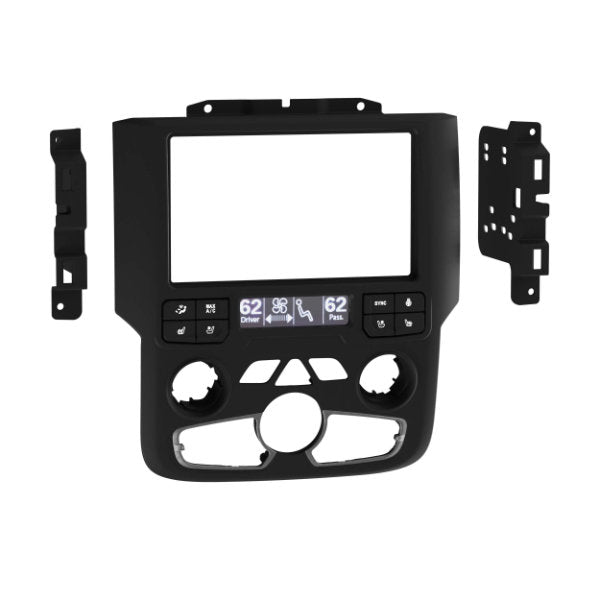 Metra 95-6558B : DDIN Radio Replacement Dash Kit, 2018-2024 RAM Trucks