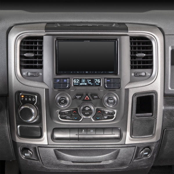 Metra 95-6558B : DDIN Radio Replacement Dash Kit, shown installed.