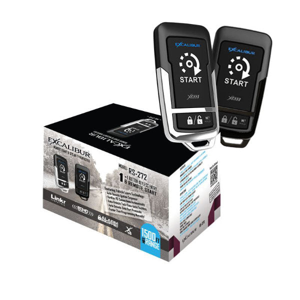 Omega RS-272 : 1-Way 2-Button Remote Start - 1500' Range.
