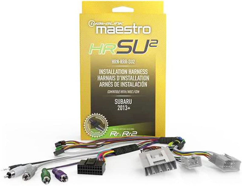 iDatalink Maestro HRN-HRR-SU2 : Add-on Maestro T-Harness, 2012-2021 Subaru, Scion, Toyota