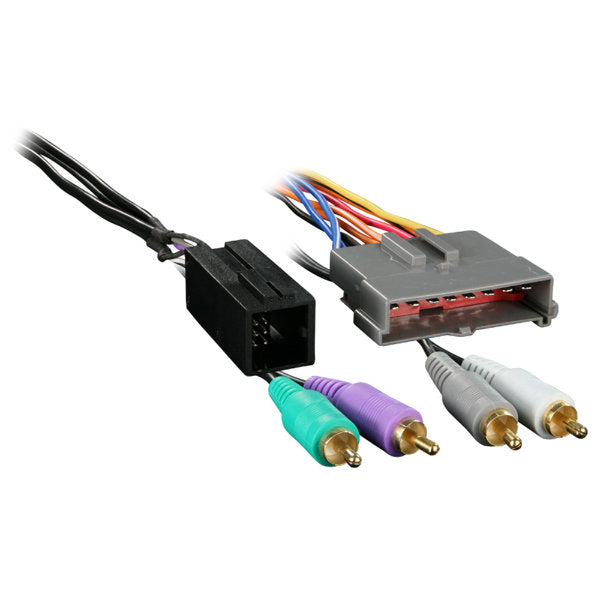 Metra 70-5510 : Amplified Radio Replacement Wiring Harness, 1986-2000 Ford