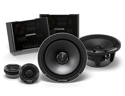 Alpine HDZ-65C : 6.5" Component Door Speakers, 100W RMS