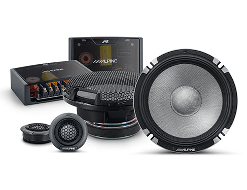 Alpine R2-S652 : 6.5" PRO Component Door Speaker System, 100W RMS.
