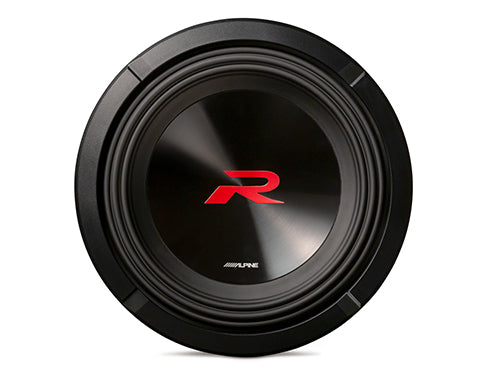 Alpine R2-W10D : 750W 10" Subwoofer Driver, top side.