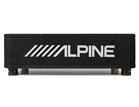 Alpine RS-SB10 : 10" Loaded Under Seat Thin Subwoofer Enclosure, side view.