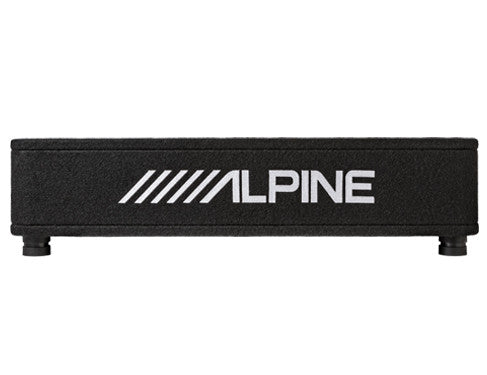 Alpine RS-SB12 : 12" Loaded Under Seat Thin Subwoofer Enclosure, side view.