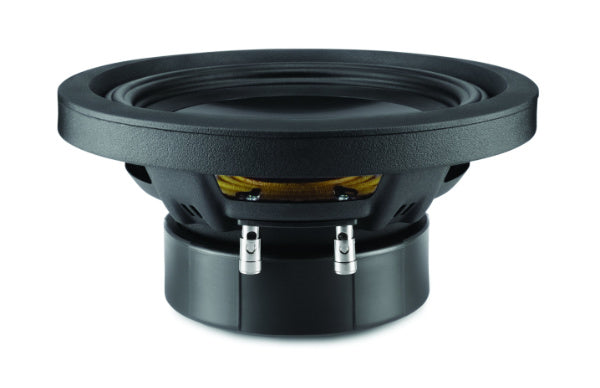 Alpine SWT-10S : 10" 350W Thin Subwoofer, 2Ω or 4Ω, side view.