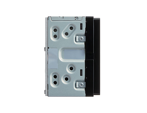 Alpine iLX-407 : 7" DDIN Size Mechless Bluetooth Head Unit side view.