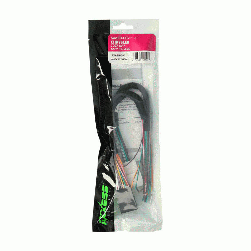Axxess AXABH-CH2 : Amplifier Bypass Wiring Harness, 2007-2021 Chrysler Dodge Jeep RAM