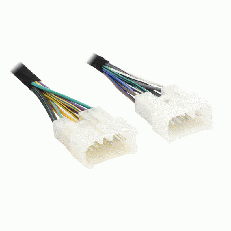 Axxess AXABH-TY4 : Amplifier Bypass Wiring Harness, connector view.