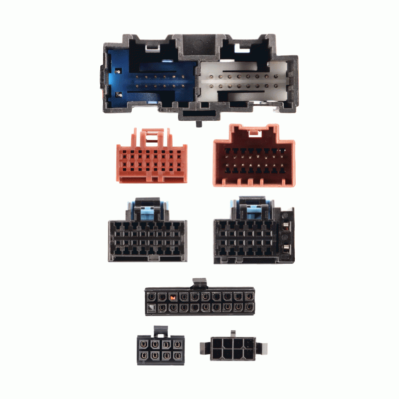 Axxess AXDSPH-GL1 : Amplifier Add-On Line Converter T-Harness, connector view.