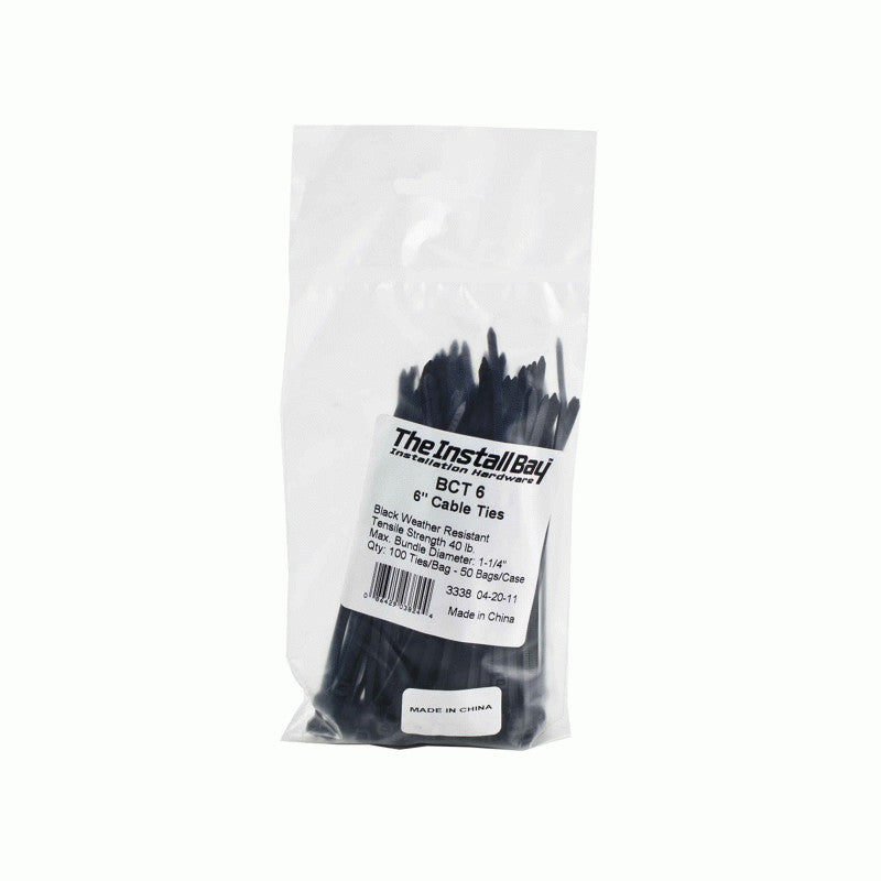 Install Bay BCT6 : 6" Tie Wraps (100PK)
