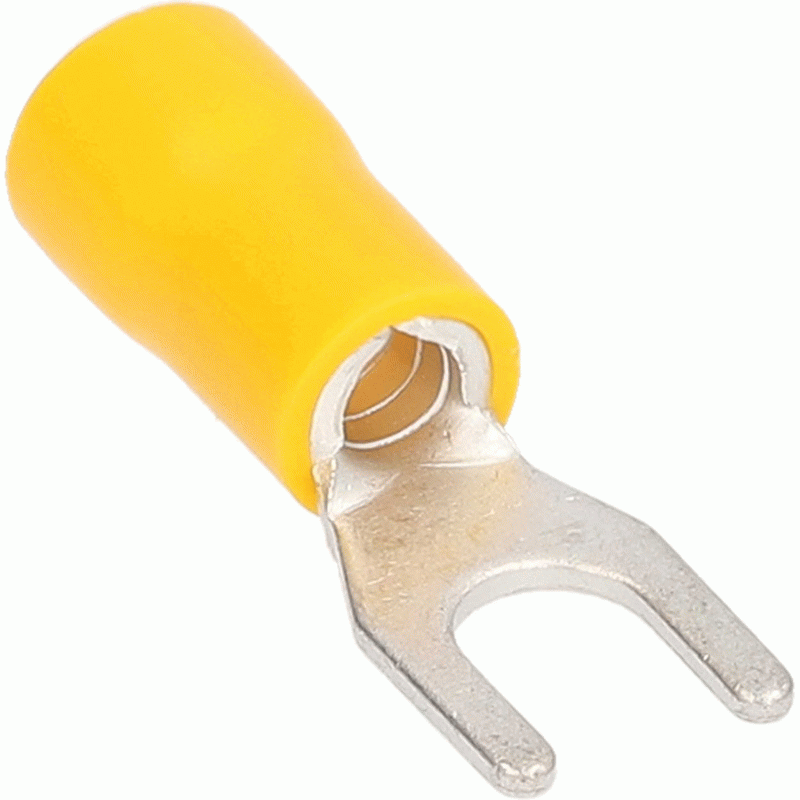 Install Bay YVST8 : 12-10AWG Fork Terminal, #8 (100PK)