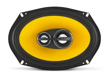 JL Audio C1-690tx : 6x9" Coaxial Speakers - 60W RMS 3-Way, front side.