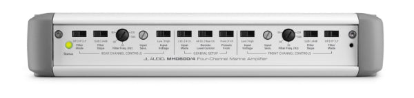 JL Audio MHD600/4 : 4ch Marine Amplifier, settings section.