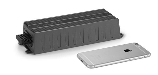 JL Audio MX300/1 : 300W Mono Marine Amplifier, size comparison.