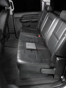 JL Audio SB-GM-SLVCC2/12TW3/BK : Dual 12" 800W 2Ω Thin Subwoofer Enclosure, shown installed.