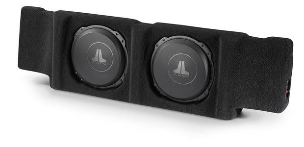 JL Audio SB-GM-SLVCRW/10TW3 : Dual 10" 800W 2Ω Thin Subwoofer Enclosure, 1999-2006 Silverado Sierra Crew Cab