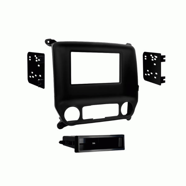 Metra 99-3014G : DIN or DDIN Radio Replacement Dash Kit, 2014-2019 Silverado, Sierra