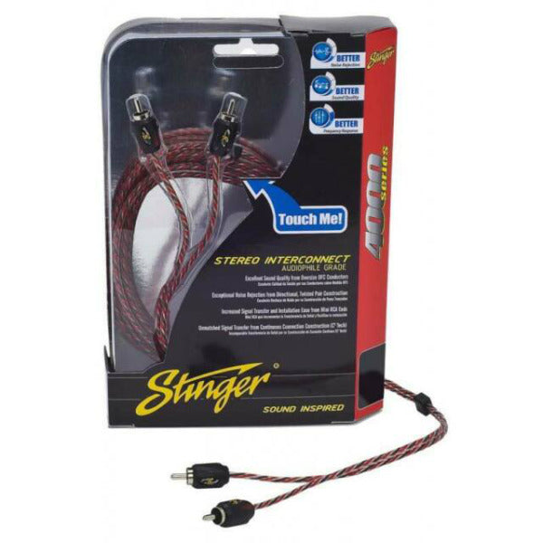 Stinger RCA Cable : Single Pair RCA Interconnect Cable