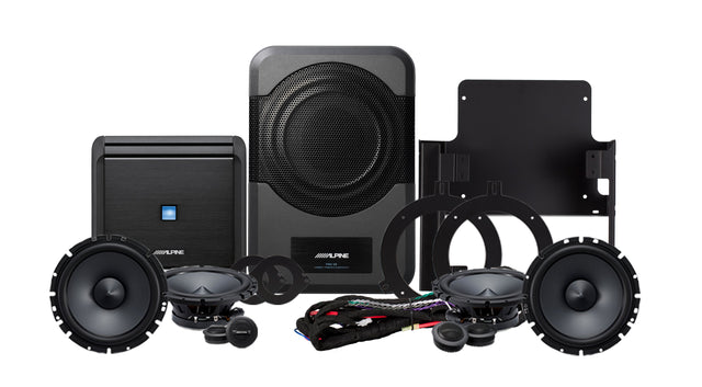 Subs, Speakers and Electronics with an RMS Power Rating of 320-Watts