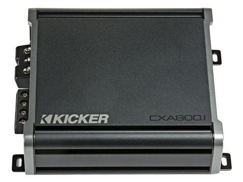 Amplifiers with a Power Output Rating of 400-Watts x 1-Channel, 1-Ohm Final Impedance