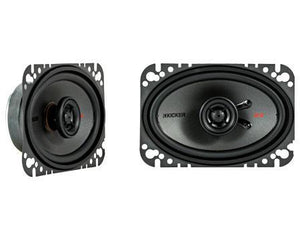Automotive Speakers and Accessories with a Driver Size of 4 x 6-Inches