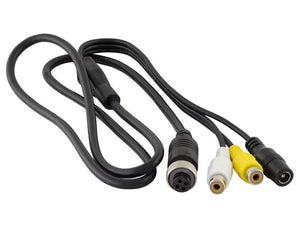Backup Camera Wiring Adapter for a DIN to RCA Connections