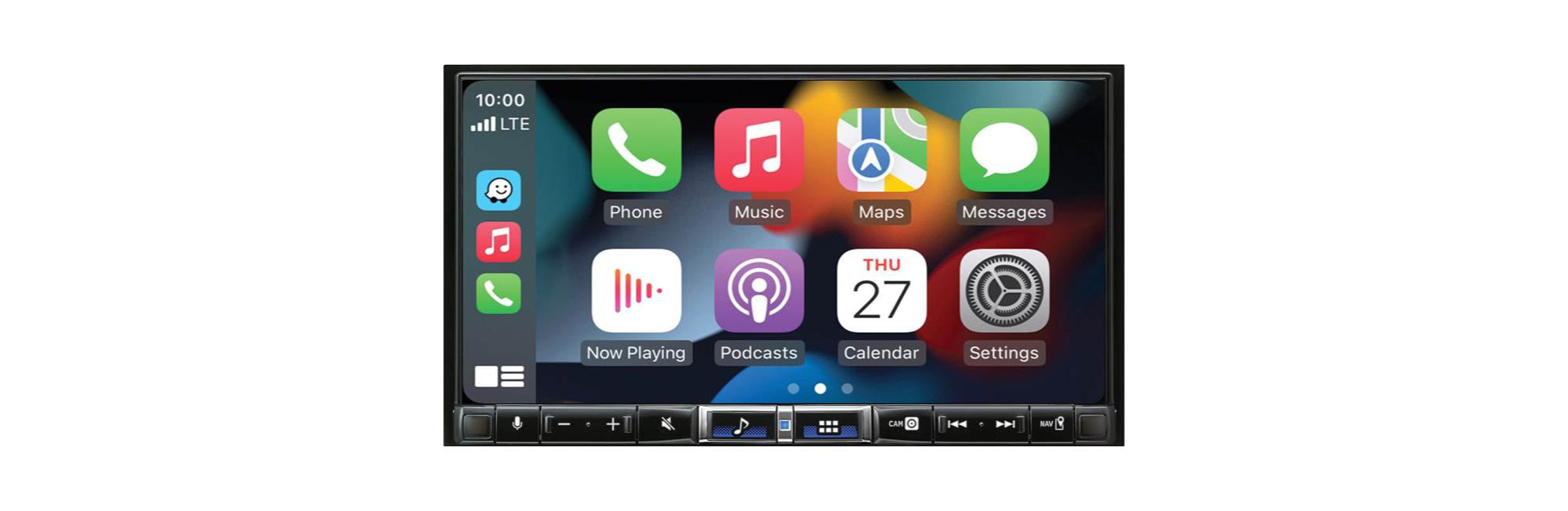 Automotive and Marine Grade DDIN-Size In-Dash Audio Video Receivers.