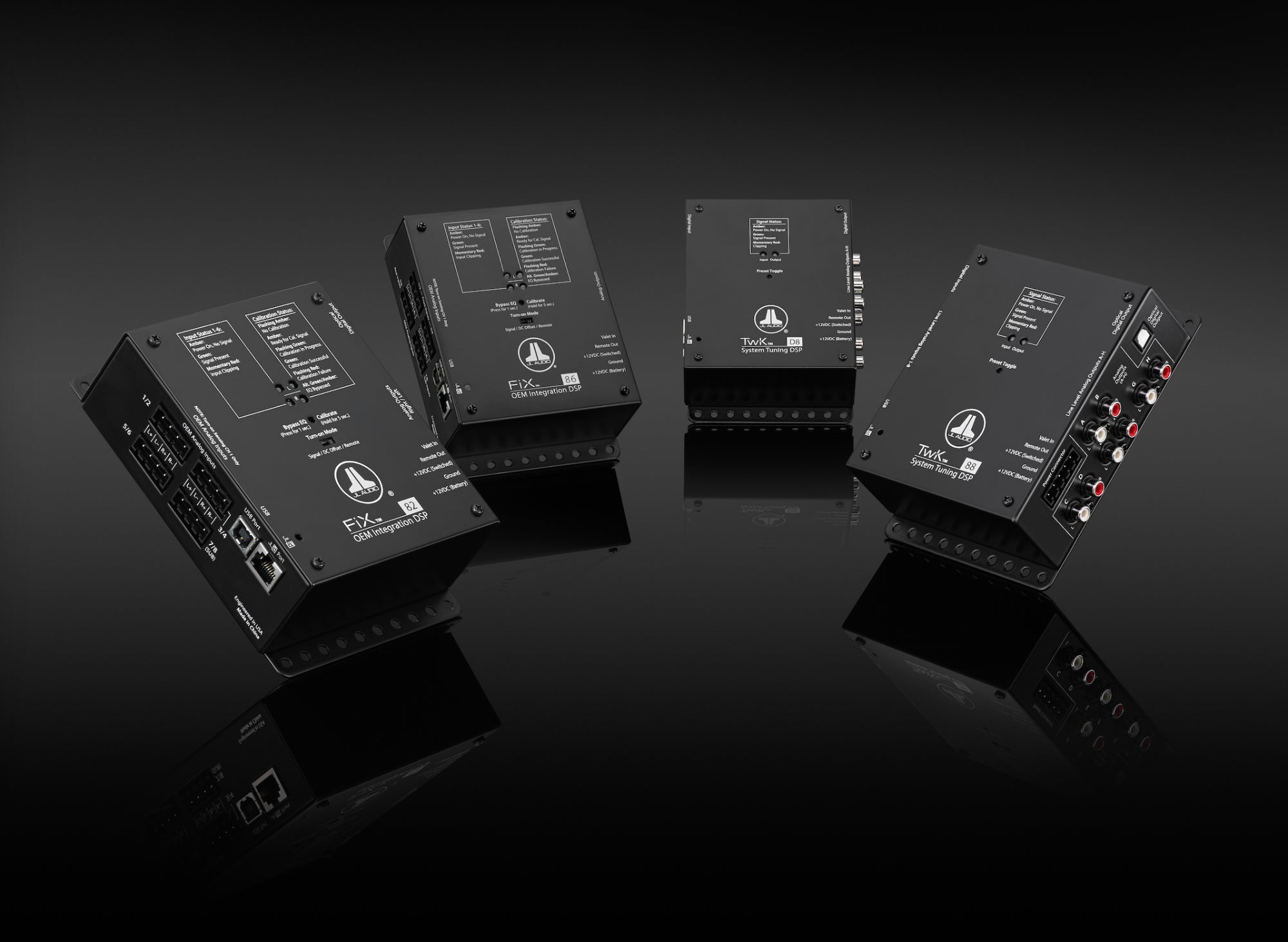 Automotive Electronics with DSP System Tuning and OEM Stereo Integration Compatibility.