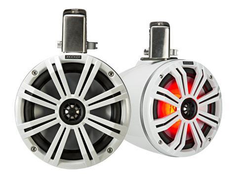 White Marine Speakers and Enclosures