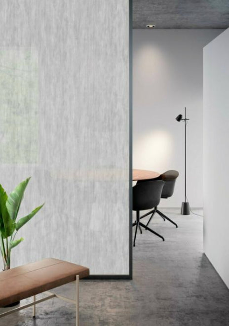 3M Brushed Washi White SH2FGBR : Natural/Washi Style Window Film shown installed.