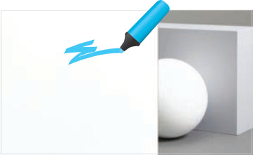 3M Whiteboard WH-111G : Dry-Erase Board Window Film Sample