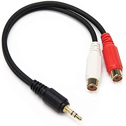 Adecco Female RCA Auxillary Input Adapter : B01ET3Y2S0