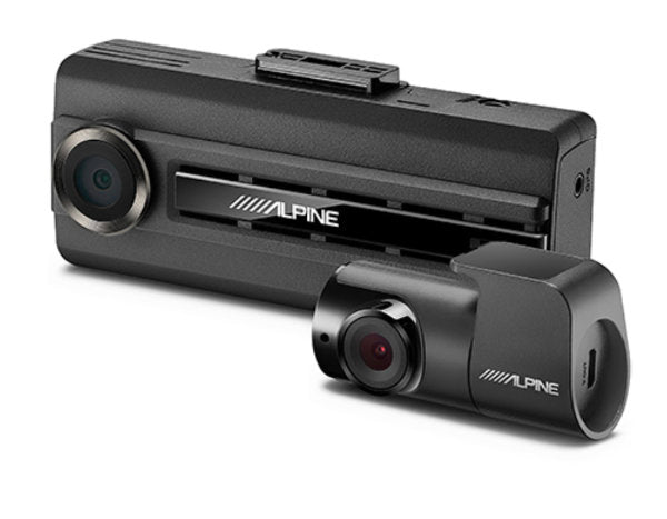 Alpine DVR-C310R : 1080HD Front and Rear Dash Camera Recording System.