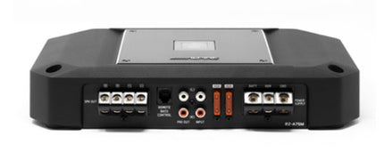 750W Mono Automotive Amplifier, 750W/500W Mono @ 2Ω/4Ω, Input output section.