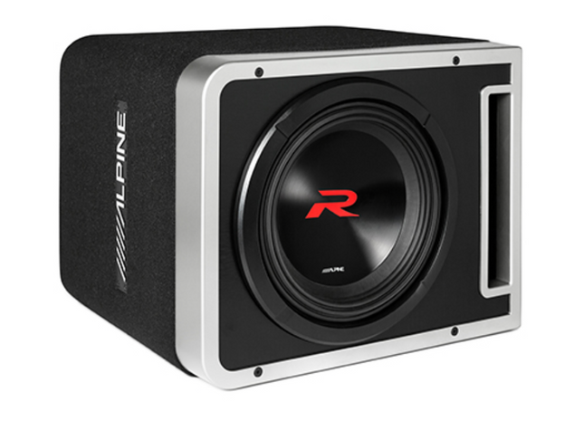 Alpine R2-SB10V : 10" Passive Loaded Subwoofer Enclosure, 750W RMS @ 2Ω.