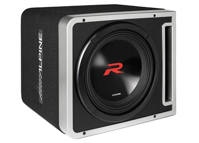 Alpine R2-SB12V : 12" Passive Loaded Subwoofer Enclosure, 750W RMS @ 2Ω.