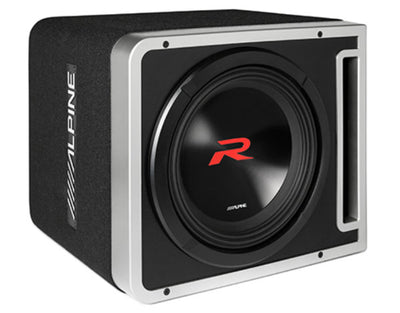Alpine R2-SB12V : 12" Passive Loaded Subwoofer Enclosure, 750W RMS @ 2Ω.