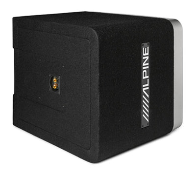 Alpine R2-SB12V : 12" Passive Loaded Subwoofer Enclosure, rear view.